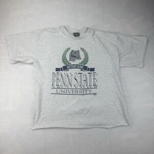 Vintage Penn State Nittany Lions Single Stitch USA Made T-Shirt XL 90s